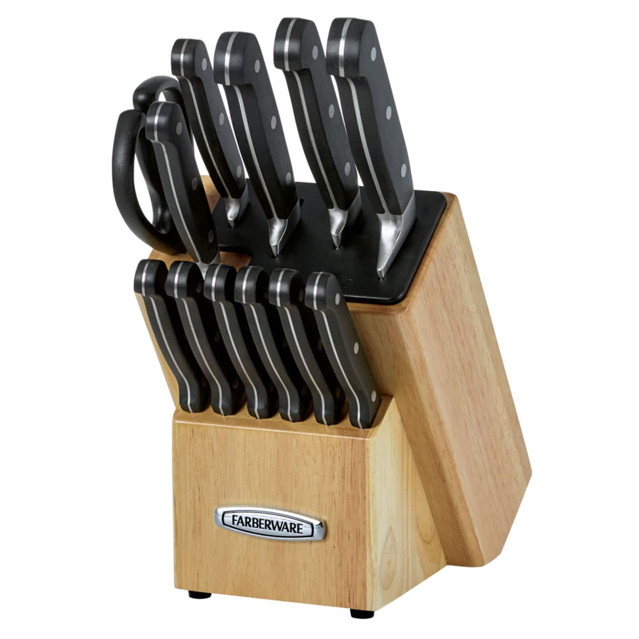 Farberware Edgekeeper Black 13-Piece Pro Cutlery Set